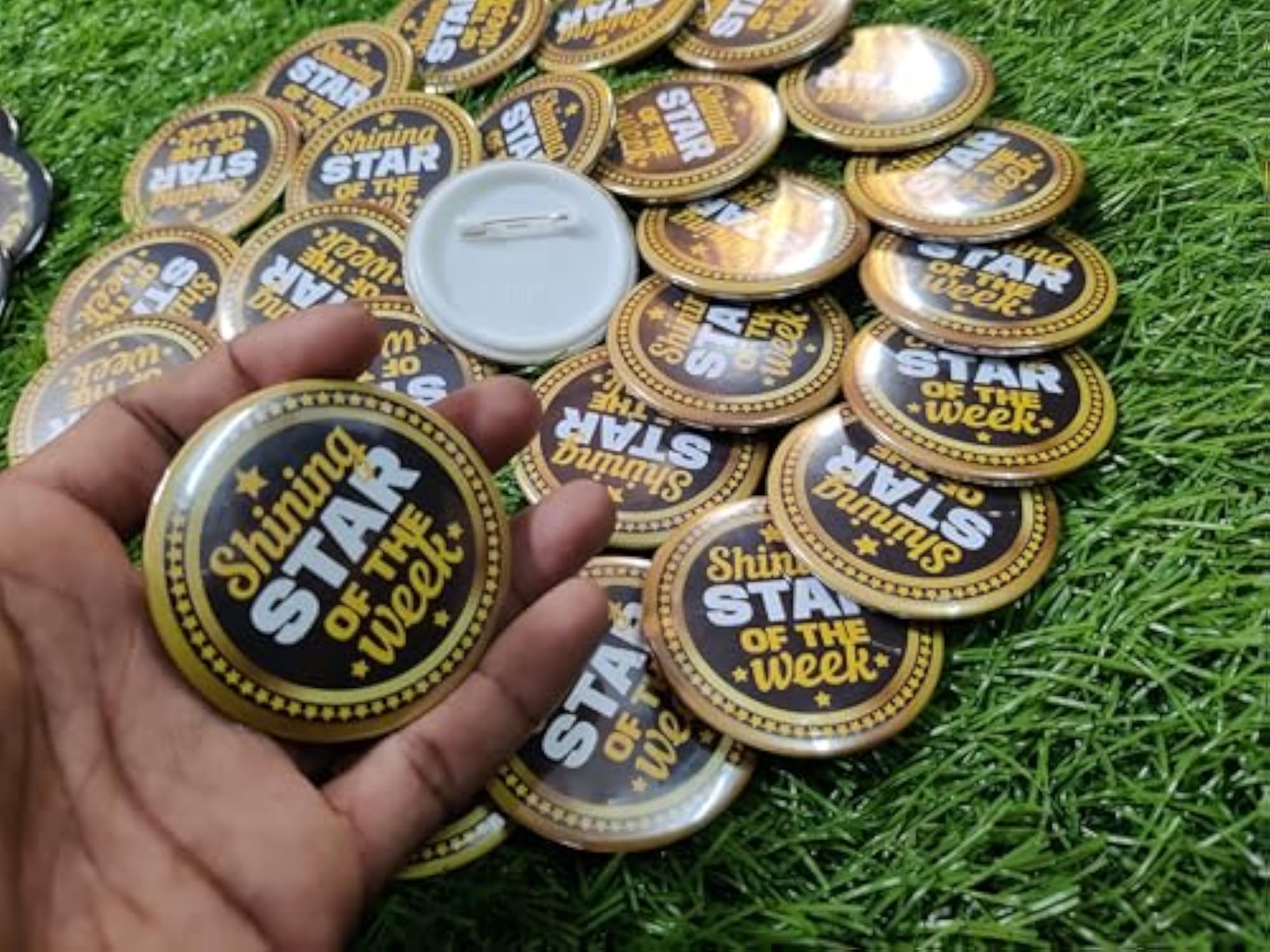 Employee Appreciation Pin Badges, 58mm