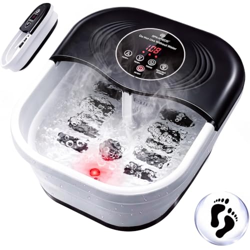 Heated Foot Spa with 8 Rollers
