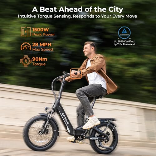 Image of ENGWE L20 3.0 Electric Bike for Adults, App & IoT Anti-Theft E-Bike,28 MPH Max Speed,2H Fast Charging,60 Miles Range,Torque Sensor, Hydraulic Brakes,1500W Peak Motor