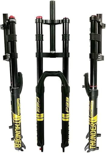 Forcella Discesa, Forcella Anteriore DH Doppia Spalla Ammortizzatore Ad Aria Per Bicicletta Con Smorzamento Freno Disco Corsa 160 Mm Forcelle 9 Mm QR 26/27.5/29'' A,29inch