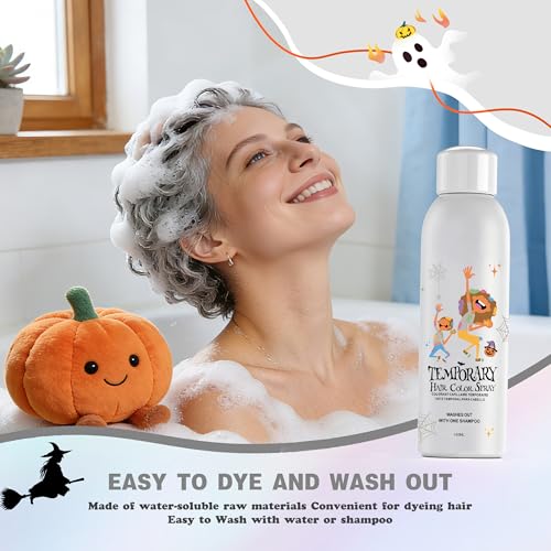 Spray temporal para cabello blanco plata 150 ml miniatura 3