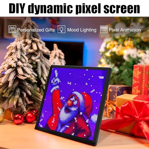Affichage d'art de pixel programmable LED 64x64 avec contrôle d'application et modèle de texte - 4