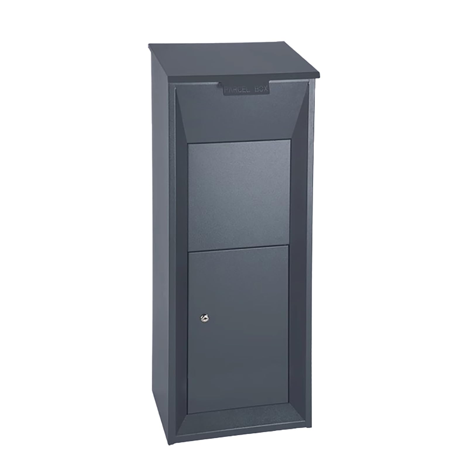 Package Mailboxes for Outside, Galvanized Steel Mailbox，Floor Parcel Lockable Mail Box, Anti-Theft Baffle, for Outside, Porch, Curbside