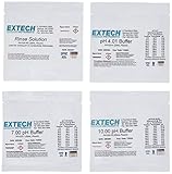 Extech PH103 Tripak Buffer Pouches 4, 7 and 10 pH with Rinse Solution Kit
