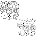 Crafter's Workshop Stencil 2 Pack, Reusable Stenciling Templates for Art Journaling, Mixed Media, and Scrapbooking - TCW262 Gears & TCW201 Time Travel