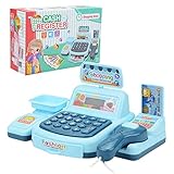 【Regalo significativo】: ¿Quieres un regalo significativo? El juguete de calculadora es un regalo único para niños en Navidad, cumpleaños y otros días especiales. Ideal para juegos de rol, juegos de rol en el supermercado, juguetes sensoriales, desarrollo temprano, etc.