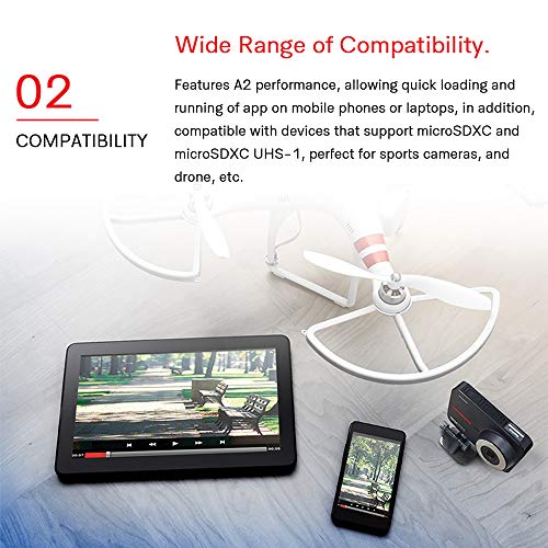 Andoer Cartão MicroSD original genuíno SanDisk Extreme Pro 32GB U3 C10 A1 V30 4K TF Cartão de memóri