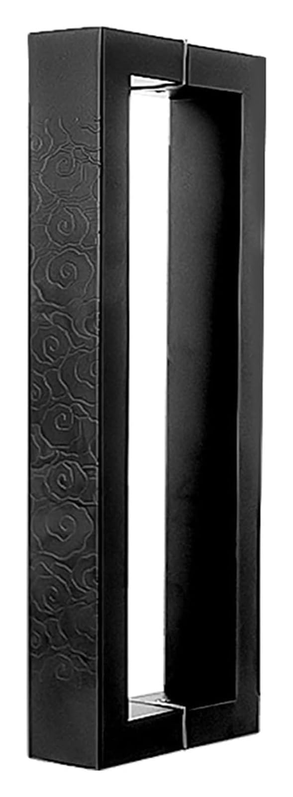 LQZAXSRDR Sliding Barn Door Handle, Sliding Barn Door Handle Rectangle Pattern Carve Easy Install Multicolor Multiple Sizes(E,Length 60cm(24inch))