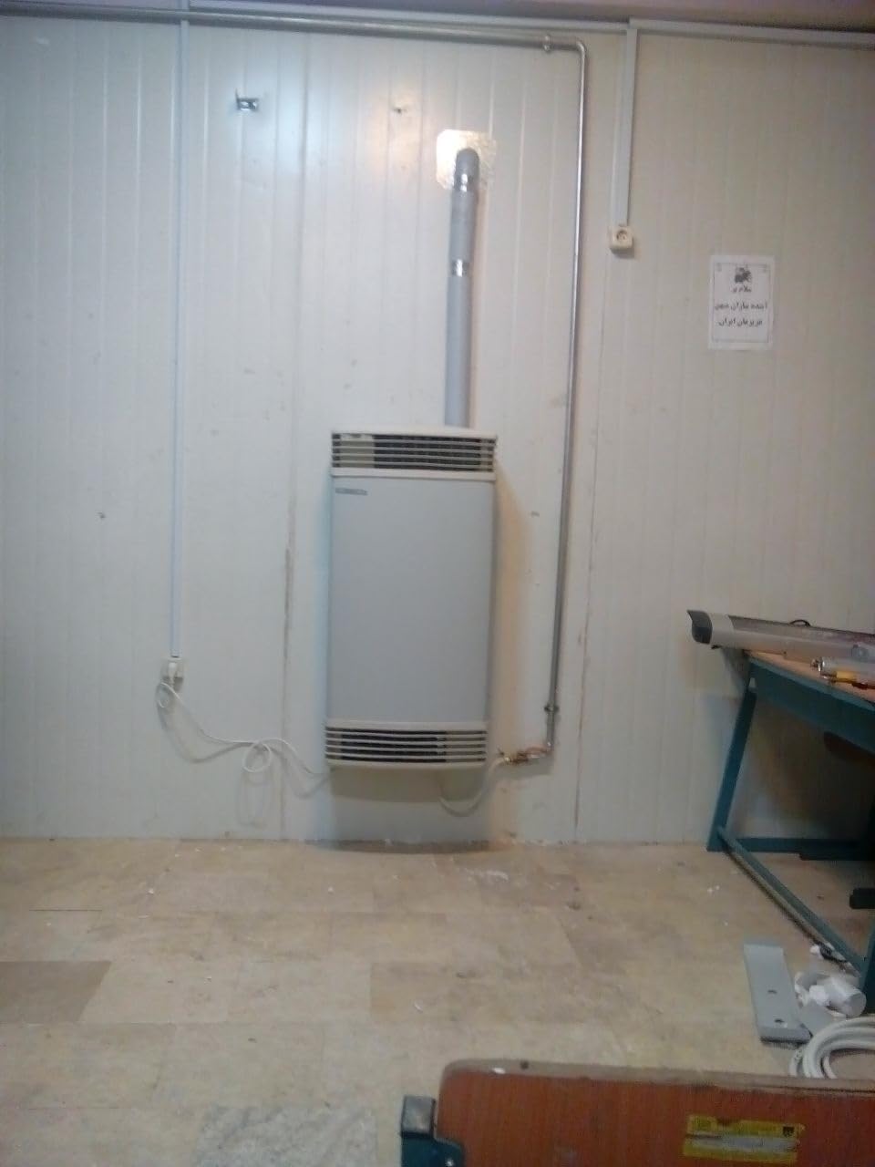 Shokat SH37 gasheizautomat mit Abgasleitung, 8 kW