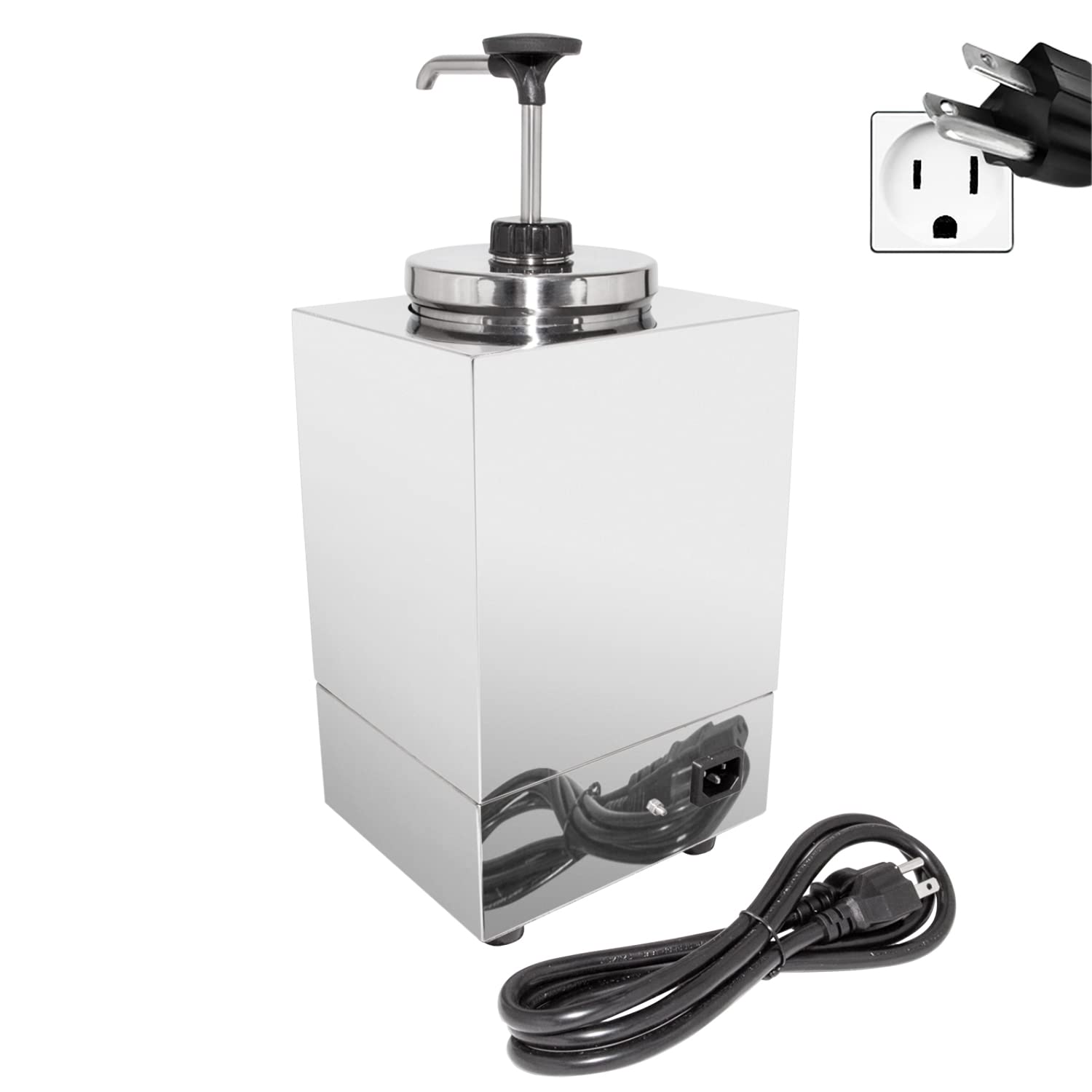 ALDKitchen Sauce Dispenser | Sauce Warmer with Manual Control (1-Head)