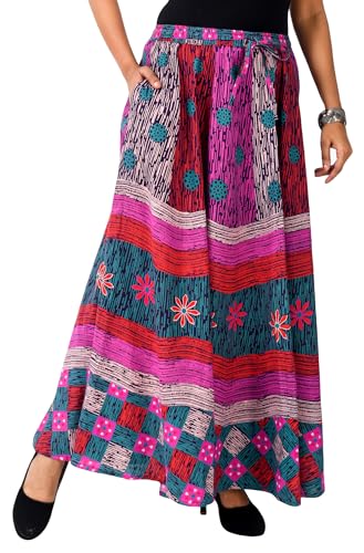 Image of Premium Cotton Skirt for Women with Pocket, Free Size