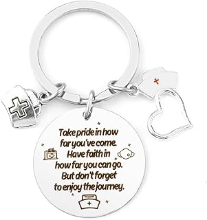 Nurse Gifts For Women Keychain Nursing Graduation Gift Nurses Week Gifts Nursing Student Gifts RN Gifts For Nurses Women Nurse Appreciation Gifts School Nurse Gifts Medical Assistant Gifts Christmas