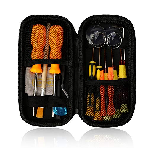E.Durable Nintendo Screwdriver Set 18 in 1 Professional Full Tri wing Security Screwdrivers Gamebit Repair Tool Kit for Nintendo Switch JoyCon New 3DS/Wii/NES/SNES/DS Lite/GBA/Gamecube