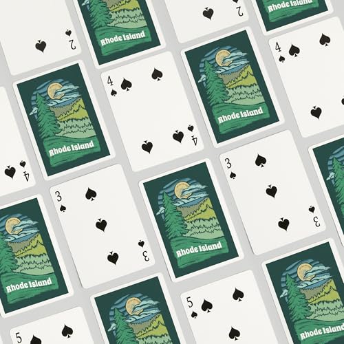 Lantern Press naipes poker Rhode Island 52 cartas miniatura 4