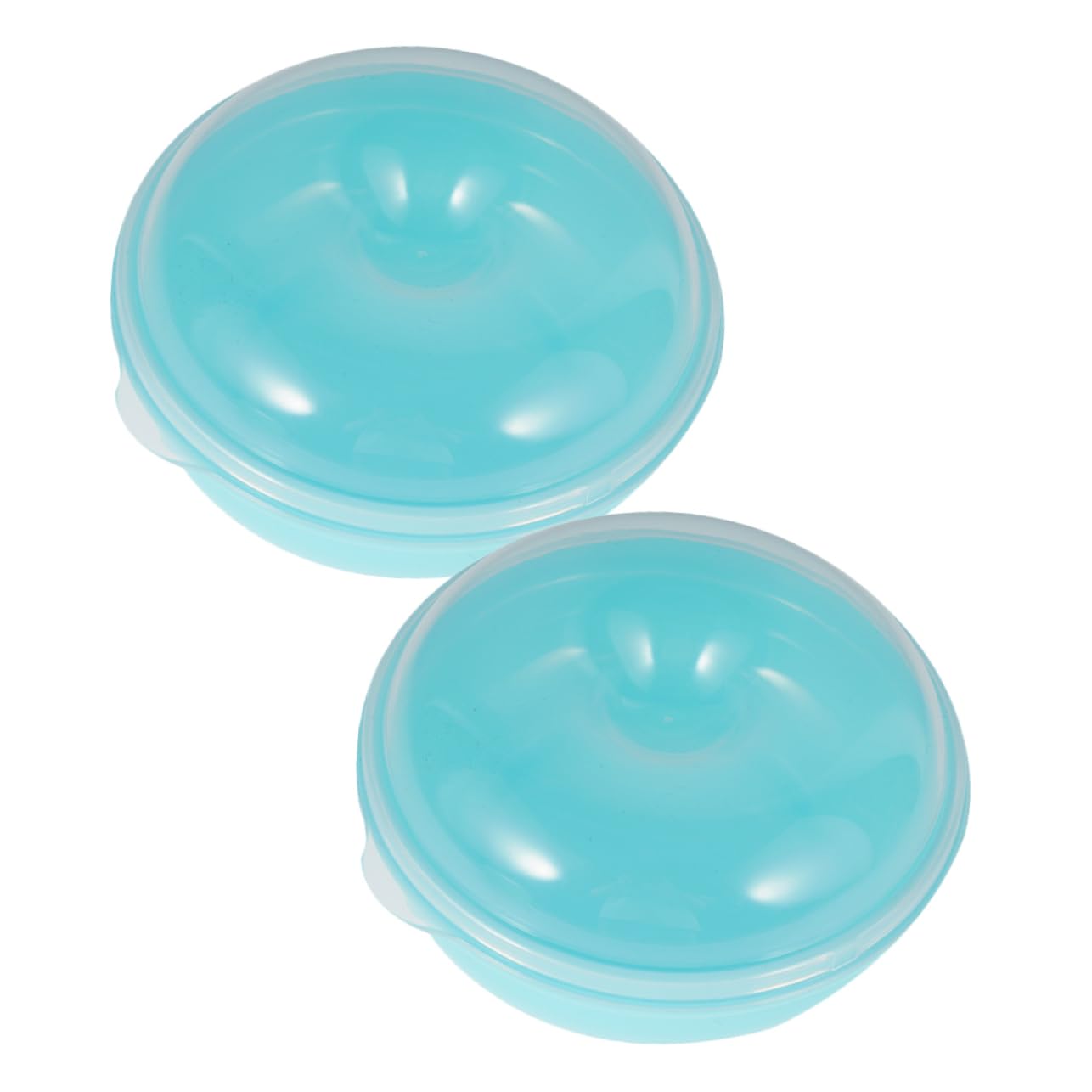 ULTECHNOVO 2pcs Airtight Bagel Storage Boxes Plastic Bread Keeper Containers Reusable Fresh Bread Storage