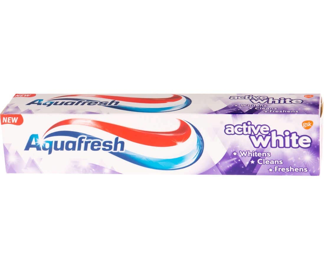 Toothpaste Active White, 125 ml,AQFSH06
