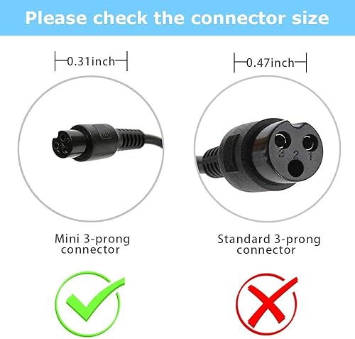Miniatura 4 de FEC tech GLDYTIMES Hoverboard Charging Port (2 Pin) Replacement for Hover-1 swagtron TOMOLOO Segway Smart Self-Balancing Electric Scooter etc.