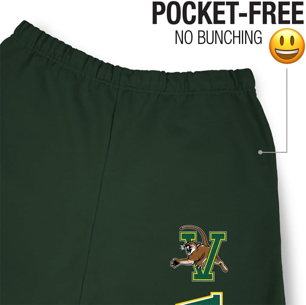 Official Collegiate Vertical Text Mens Jogger Sweatpants Collection 2