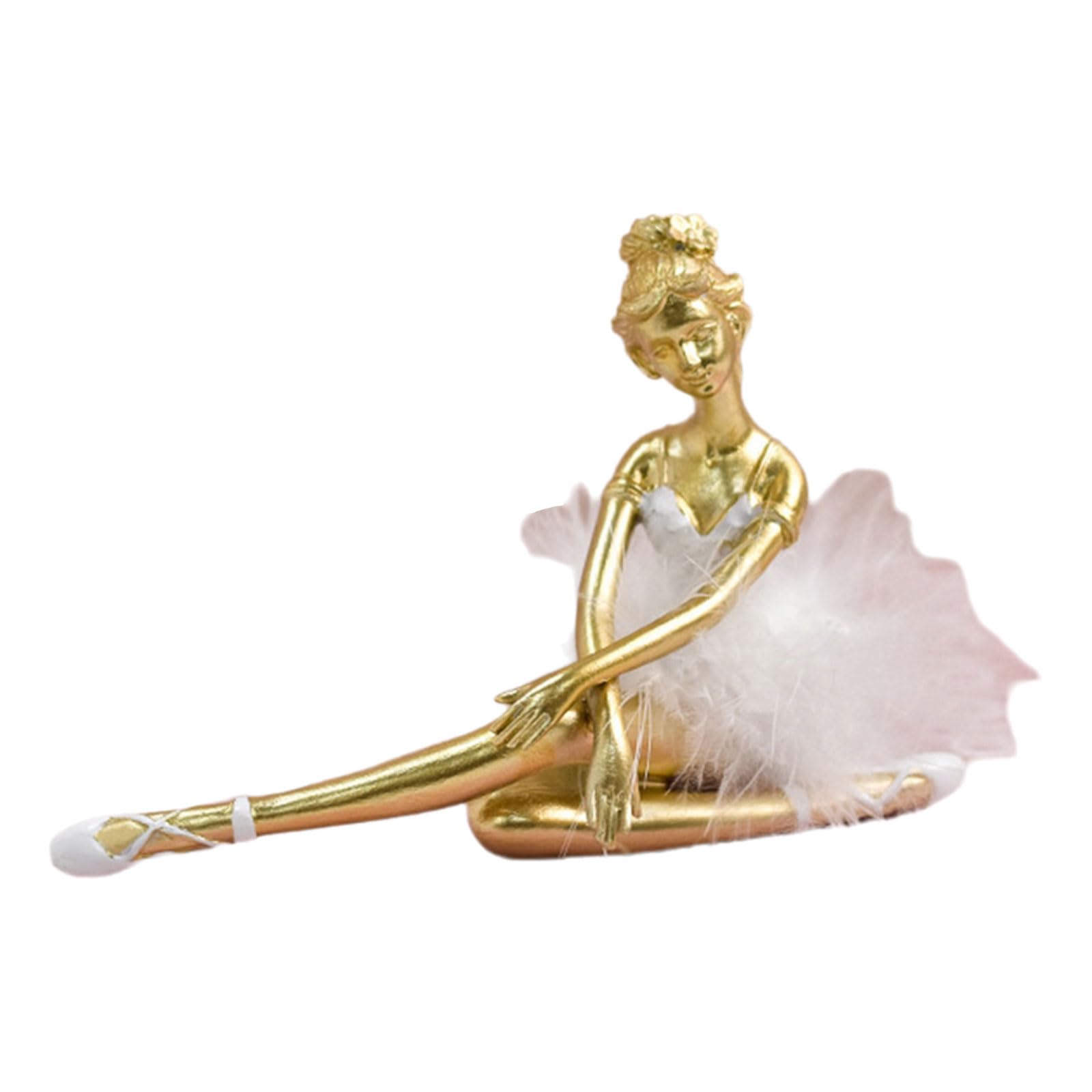 YROHGKPN Ballerinas Statue Ballet Dancer Sculpture Resins Figurine Ornament for Home Tabletop and Bookcase Decors Ballet Dancer Sculpture