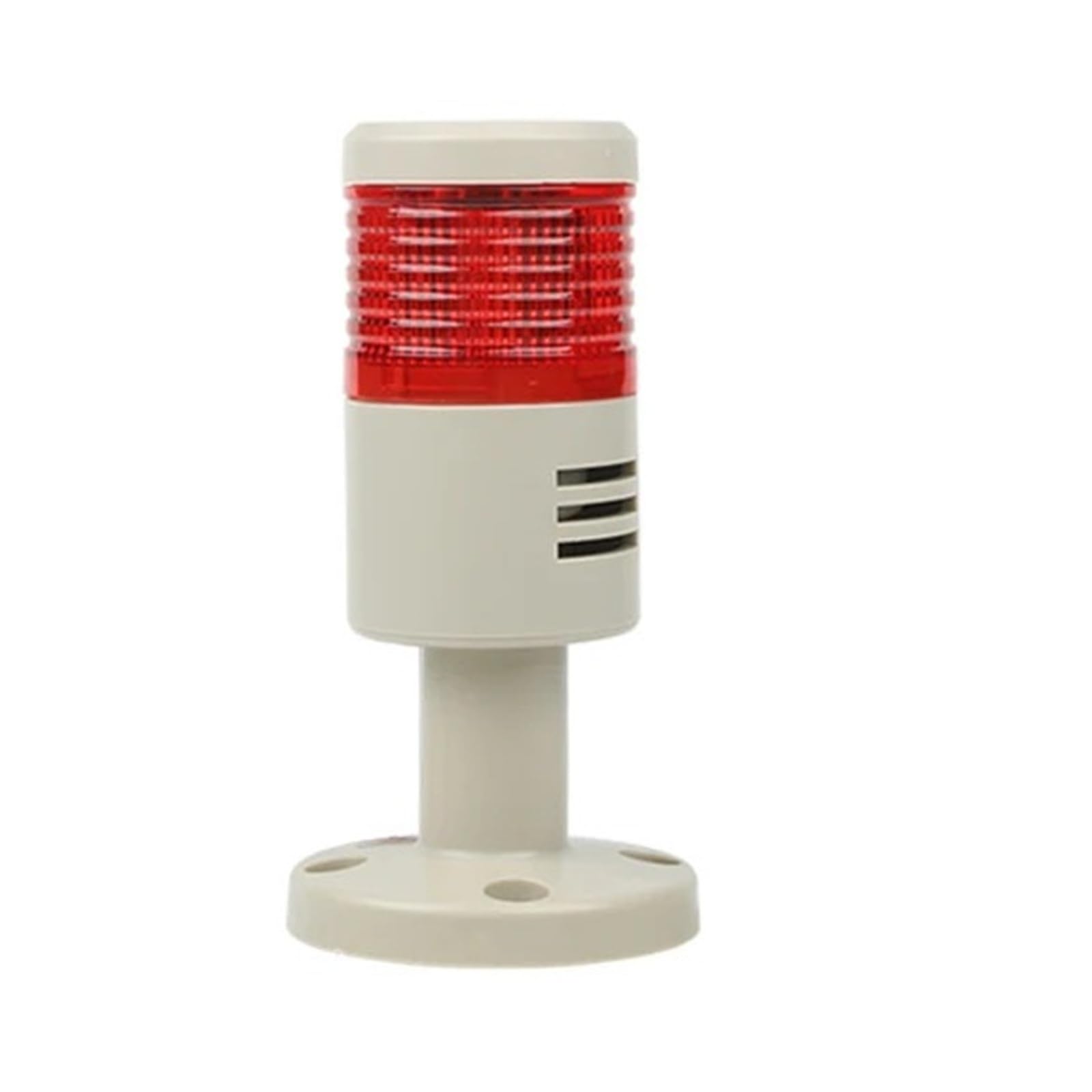 WXVFX Multifunctional Rotary Industrial Signal Warning Light Alarm Device DC 12V 24V AC 110V 220V(4,DC 12V No Sound)