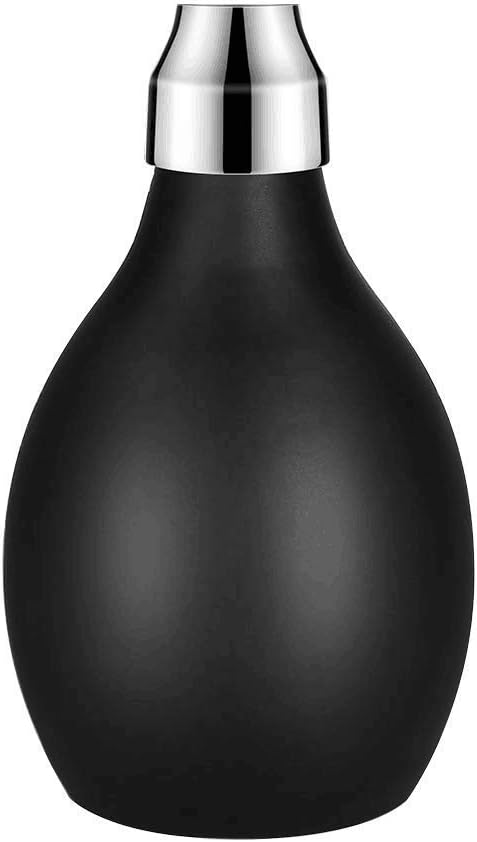 PRO BARBER Powder Barber Spray Bottle, Empty Powder Blower, 3.38oz/100ml Refillable Hair Fiber Applicator Use for Dry Shampoo - Black