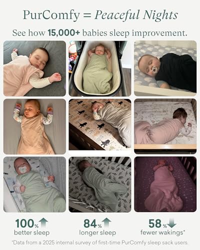 purcomfy supersoft sleep sack 10 tog premium bamboo viscose baby sleeping bag 2-way zipper sleep sack baby wearable blanket