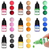 MOLZINY 8 pezzi Candele Coloranti Coloranti per Cera di Candela Pigmenti colorati per polvere da colata Altamente Concentrato Coloranti per Cera per Candele Fai da Te per la produzione tintura