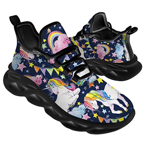 Unicorn Shoes for Men Women Road Running Shoes Walking Tennis Sneakers Athletic Jogging Shoes Gifts for Boy Girl2