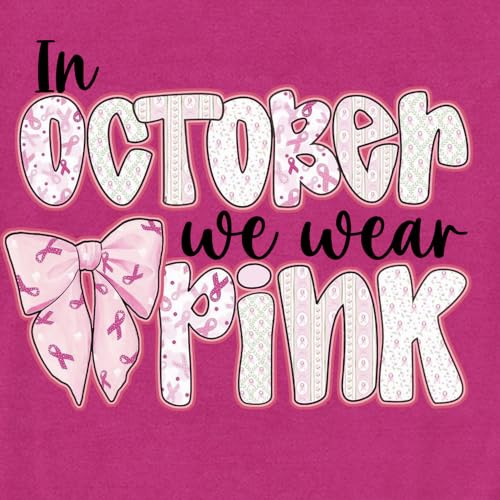 sallrue Breast Cancer Shirts for Women Pink Ribbon Awareness T-Shirt by sallrue - Used condition - Image 6