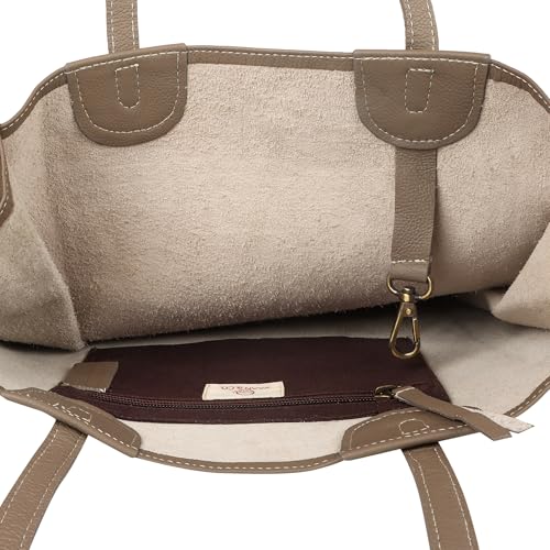 Vaan & Co. Tote – Upcycled Genuine Leather Shoulder Bag, Sustainable & Stylish Handbag for Everyday Use2