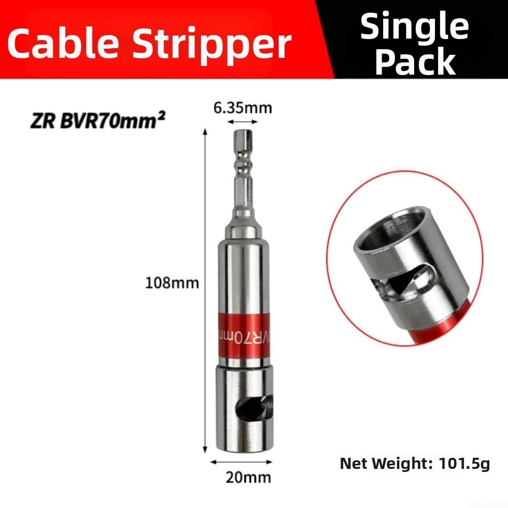 1 pince à dénuder électrique en métal pour fils de cuivre de 16 à 120 mm², fixation automatique haute dureté pour électriciens (7)