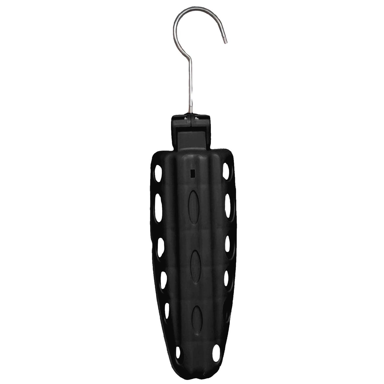 Perchas, Percha Neopreno ABS Calado Plegable Multicolor(Nero)