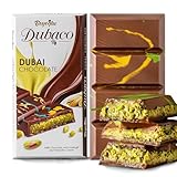 Beyoglu Dubaco Dubai Chocolate Bar Pistachio 3.36 Oz (Pack of 1), Luxury & Premium Dubai Milk Chocolate Bar Filled with Pistachio Butter & Shredded Knafeh Kadayif