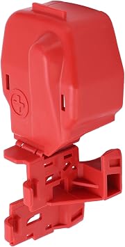 Battery Terminal Cover Qiilu Positive Battery Terminal Cover Red 32418?PND?300 Connector 32418-PND