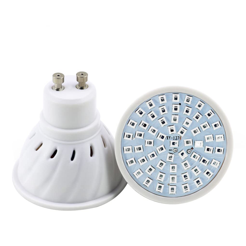 60 LED poussent l'ampoule, Gu10 croissance des plantes lampe horticole à spectre complet 220 V d'intérieur pour plantes d'intérieur jardin succulent
