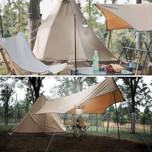 Support stockage portable de lanterne pour table de camping - 2