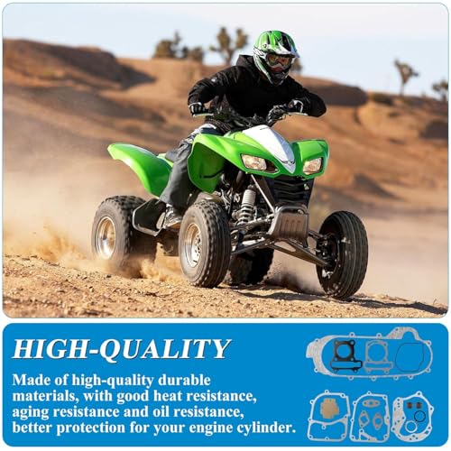 Image of 39mm /1.54 inch Complete Non-Bending Long Case Engine Gasket Set for Chinese Scooter Moped ATV Go Kart 4-Stroke GY6 50cc 80cc 100cc 139QMB 139QMA Engine