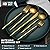 TUPMFG 40 Pieces Matte Gold Silverware Set, Stainless Steel Gold Flatware Set for 8, Satin Finish Spoons and Forks Silverware Set, Gold Cutlery Utensils Set, Dishwasher Safe