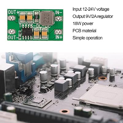 DC Module, 5PCS DC to DC Module 92% Conversion Efficiency High Frequency 12V to 24V to 9V/2A Module Volt Reducer Transformer Module