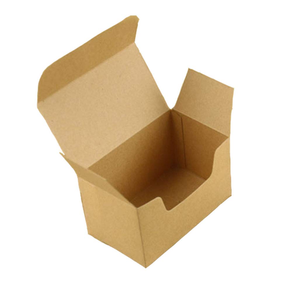 Scatoline In Carta Kraft Csirnto Scatole Bomboniere Regalo, 50 Pezzi