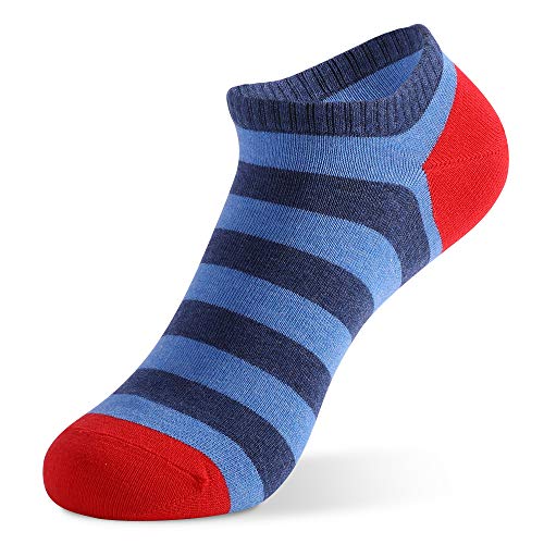 Image of HHX YONLEE Ankle Socks Striped patterned Casual Socks 8 /10 Pairs Gift Box