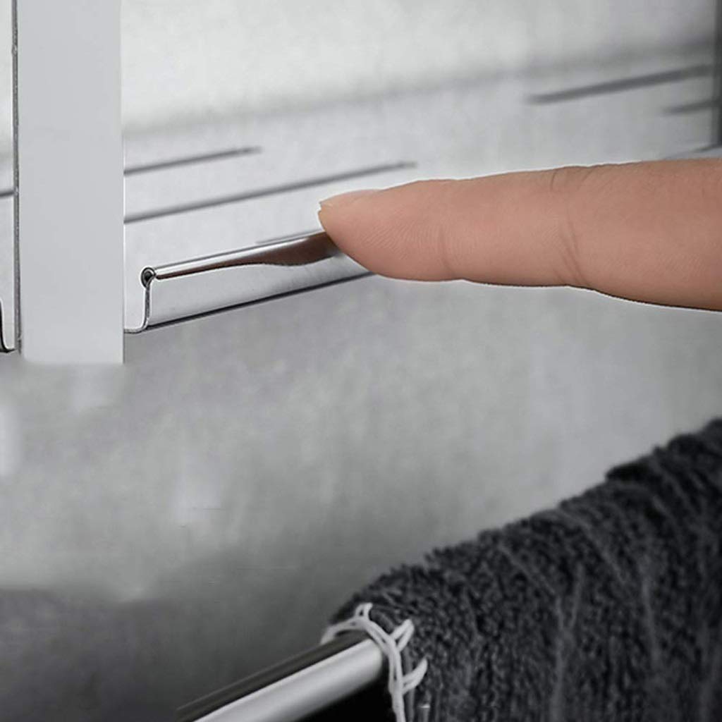 Estante De baño Almacenamiento De baño, Estante De baño Estante De Ducha De baño De Acero Inoxidable Cesta Caddy Estilo Moderno Montado En La Pared (Tamaño: 400X135X115Mm)