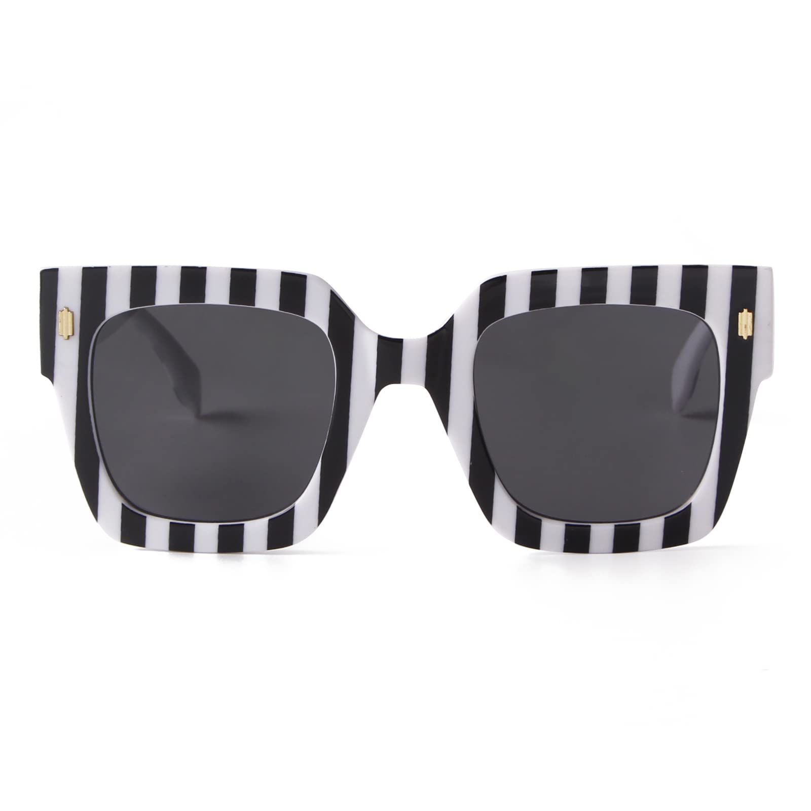 ADE WU Trendy Oversized Sunglasses Womens Ladies Designer Big Large Chunky Square Sun Glasses UV400