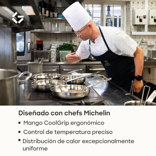 Set de Ollas Gastrotools de Acero Inoxidable para Cocinar Recetas Saludables en Inducción 6