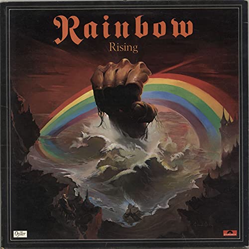 RAINBOW Rising UK pressing 1976 Polydor Oyster