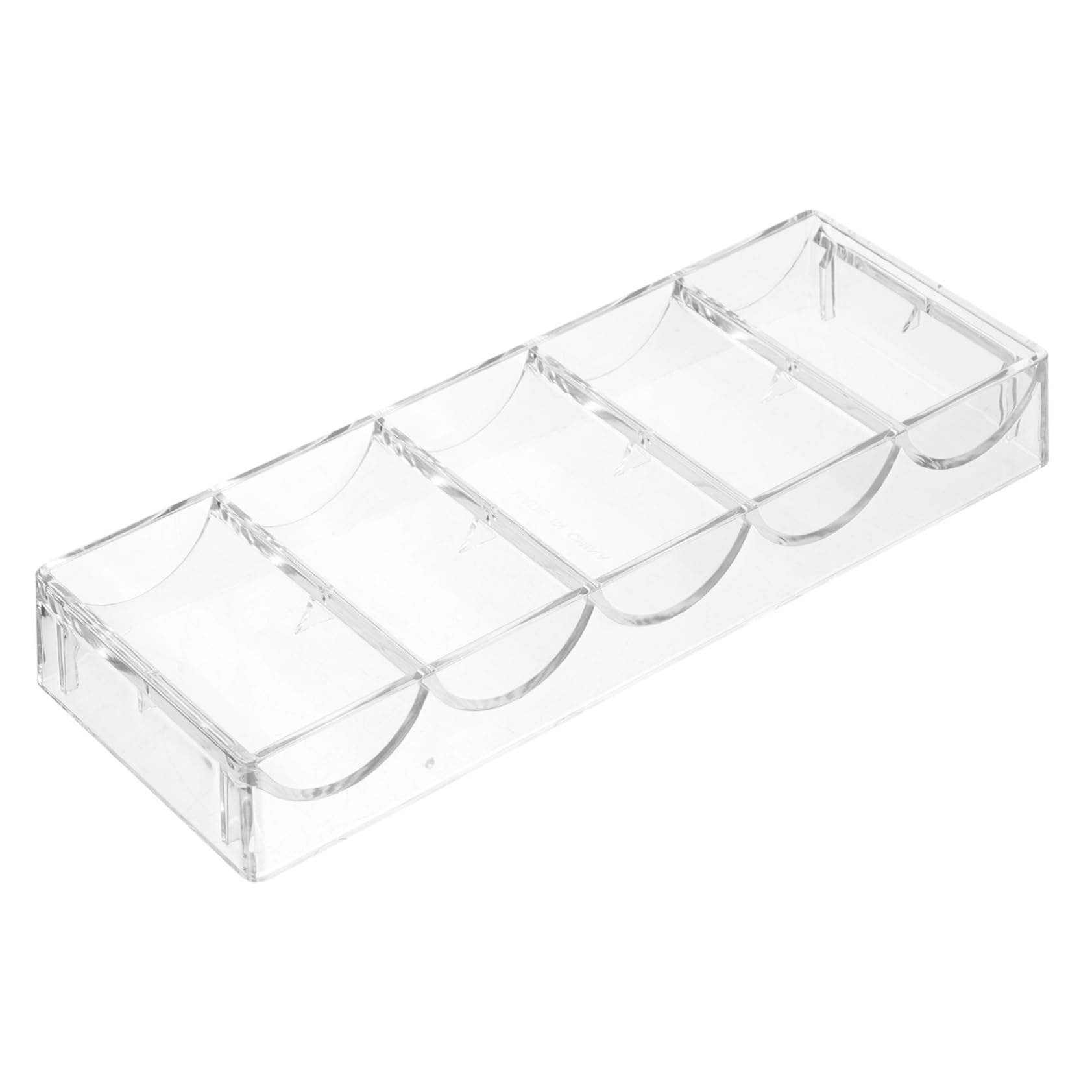 BESPORTBLE Wear-Resistant Poker Chip Case Poker Chip Storage Box Rack Cover Holder Box