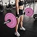 EVERYMATE 10LB Olympic Bumper Plates Set Weight Plates for Cross Training and Weightlifting, 2 Inch, Pink
