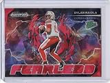 2025 Trading Card Prism Draft Picks Fearless Red Ice #22 Dylan Raiola - Regarded Prospect - Nebraska