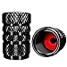 SAMIKIVA (12 Pack) Aluminum Tire Valve Stem Caps, Metal with Rubber Ring, Dust Proof Cover Universal fit for Cars, SUVs, Bike and Bicycle, Trucks, Motorcycles Metal (Black (12 Pack))