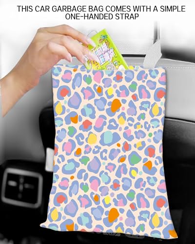 Image of Hanging Car Trash Can and Bag for Accessories